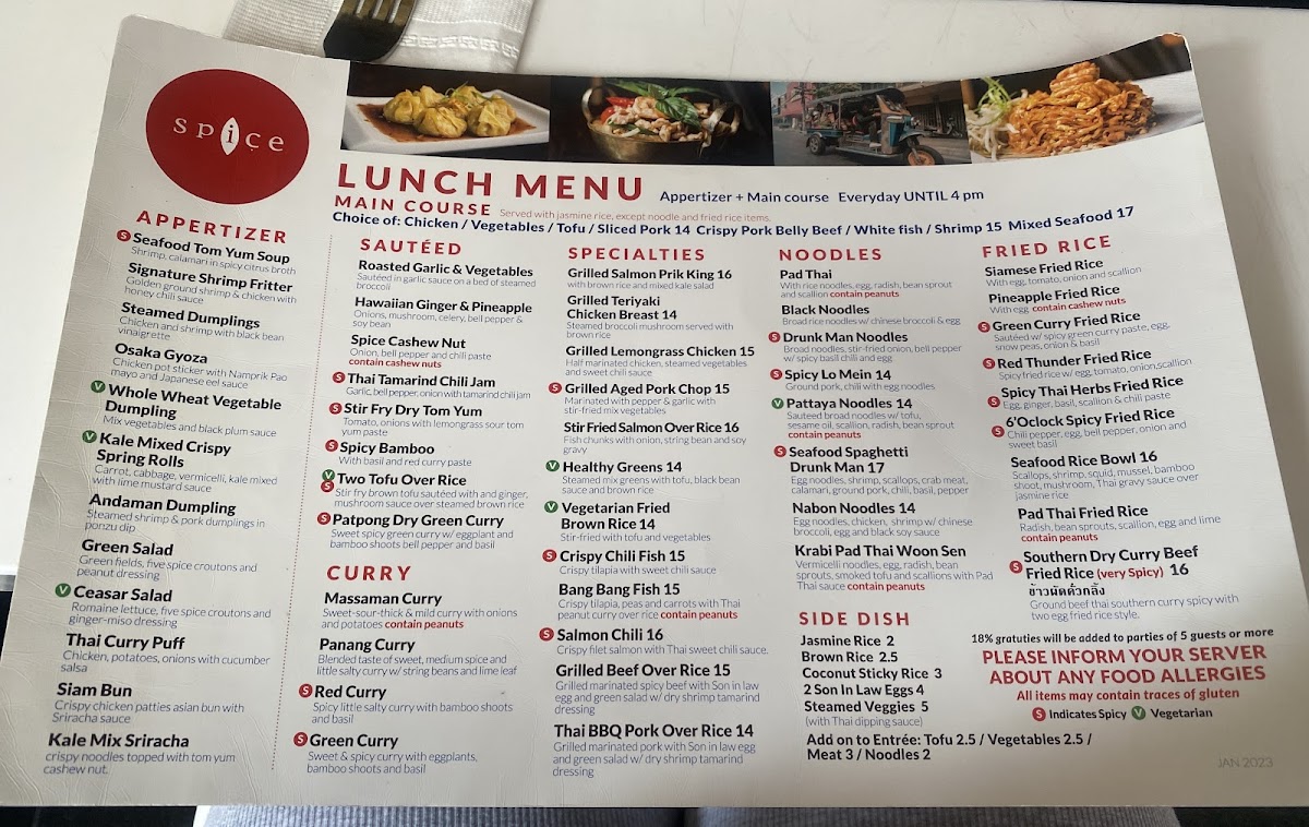 Spice Thai Menu - Image 5
